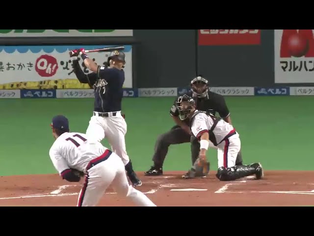 【3回表】先制打!! バファローズ・糸井 164キロの直球撃ち!! 2016/9/13 F-Bs