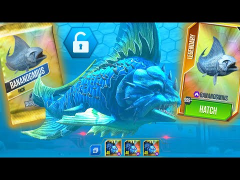 BANANOGMIUS 999+ Vs SUCHODUS 999+ UNLOCKED BANANOGMIUS PACK (JURASSIC WORLD)
