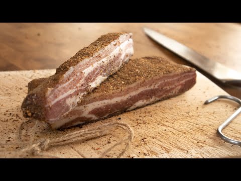 Easy homemade Pancetta Recipe Cured in the Fridge | Perfect for Carbonara!