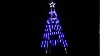 God Bless the USA and Armed Forces Medley - 12 CCR SuperStar Light Display, Allen TX