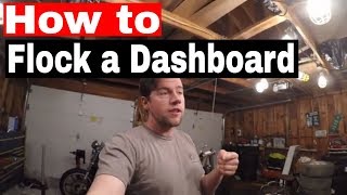 How to flock a dashboard (Using the Amazon dashboard flocking kit)