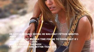 Sheryl Crow - Calling Me When I&#39;m lonely (lyric video)