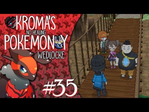 Pokémon Y "No Healing" Wedlocke, Part 35 - The On A Bridge Version!