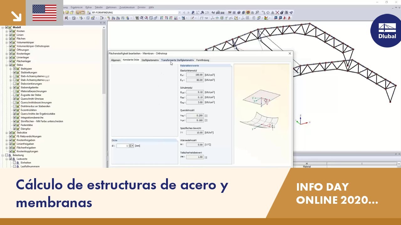 Cálculo de estructuras de acero y membranas | RFEM | Jornada informativa en línea | 15.12.2020 | 1/4