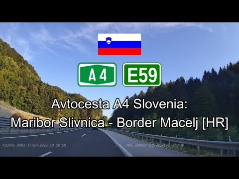 Slovenia Avtocesta A4: Maribor Slivnica - Border Macelj [HR]