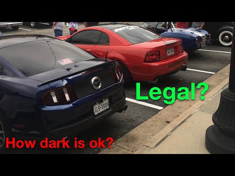 Is Taillight Tint Legal?