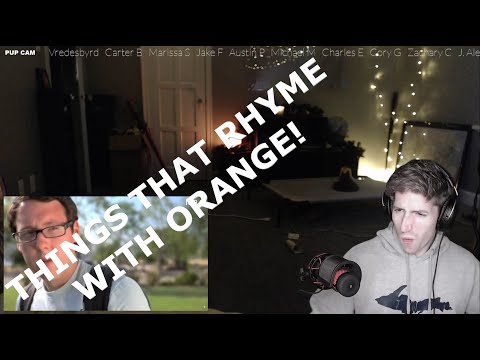 Chris REACTS to I Set My Friends On Fire - Things That Rhyme With Orange