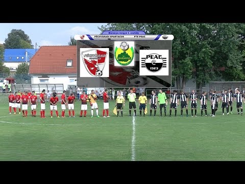 PÉCSVÁRADI SPARTACUS SE -  PTE PEAC      4 - 2 (0 - 1)