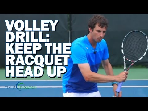 TENNIS TIPS VOLLEY | Simple Tennis Volley Drill