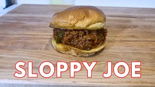 Reliving school lunch with a home-made Sloppy Joe