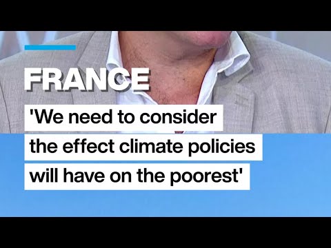 France: 'We must consider the effect climate policies will have on the poorest'