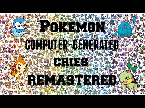 Pokemon | Generation 4 Remastered Cries