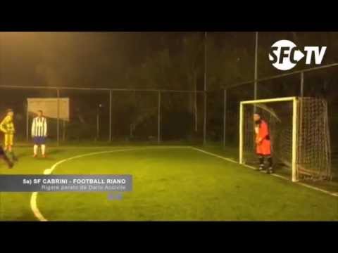 5a Giornata Serie D: SF Cabrini '98 - Football Riano 8-1 (Rigore Parato da Dario Accivile)