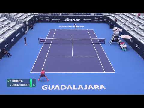 Kamilla Rakhimova (RUS) vs Victoria Jimenez Kasintseva (AND) / 1-6 6-7 / W125 Guadalajara  1st Round
