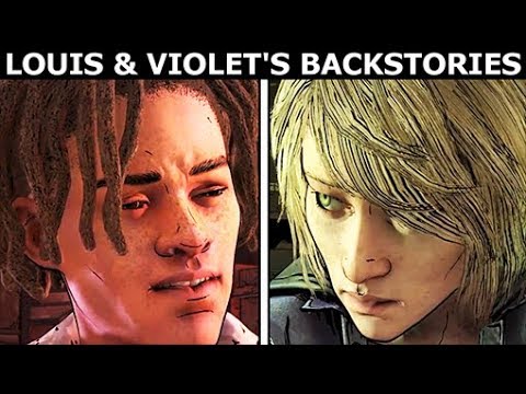 Louis & Violet Telling Their Backstories - All Clementine's Reactions - The Walking Dead S4 Ep. 3