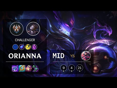 Orianna Mid vs Irelia - EUW Challenger Patch 11.21