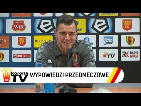 Airam Cabrera przed meczem z Piastem Gliwice (17.03.2016 r.)