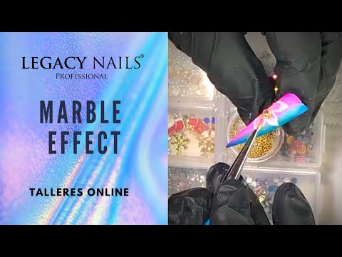 MARBLE EFFECT │ TALLER DE UÑAS │ LEGACY NAILS