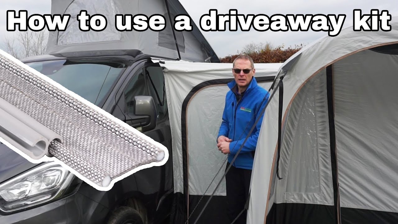 Watch video How to connect your driveaway awning to your campervan with a driveaway kit! Now How to connect your driveaway awning to your campervan with a driveaway kit!