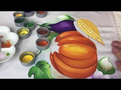 COMO PINTAR ABOBORA E MILHO