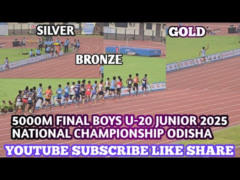 5000M FINAL BOYS U-20 JUNIOR NATIONAL ATHLETICS CHAMPIONSHIP ODISHA INDIA 🇮🇳 #SUBSCRIBE 