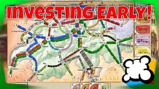 Ticket to Ride Switzerland - Building a Solid Base Early