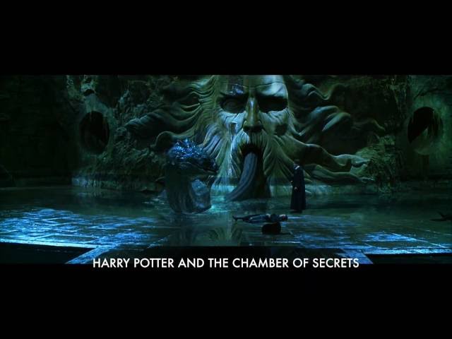 Harry battles the Basilisk
