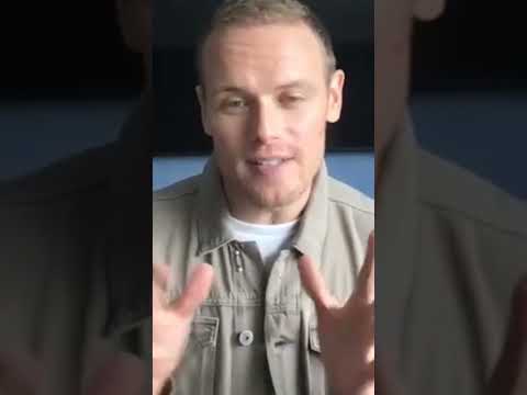 Rapid FIre Questions With Outlander's Sam Heughan #shorts