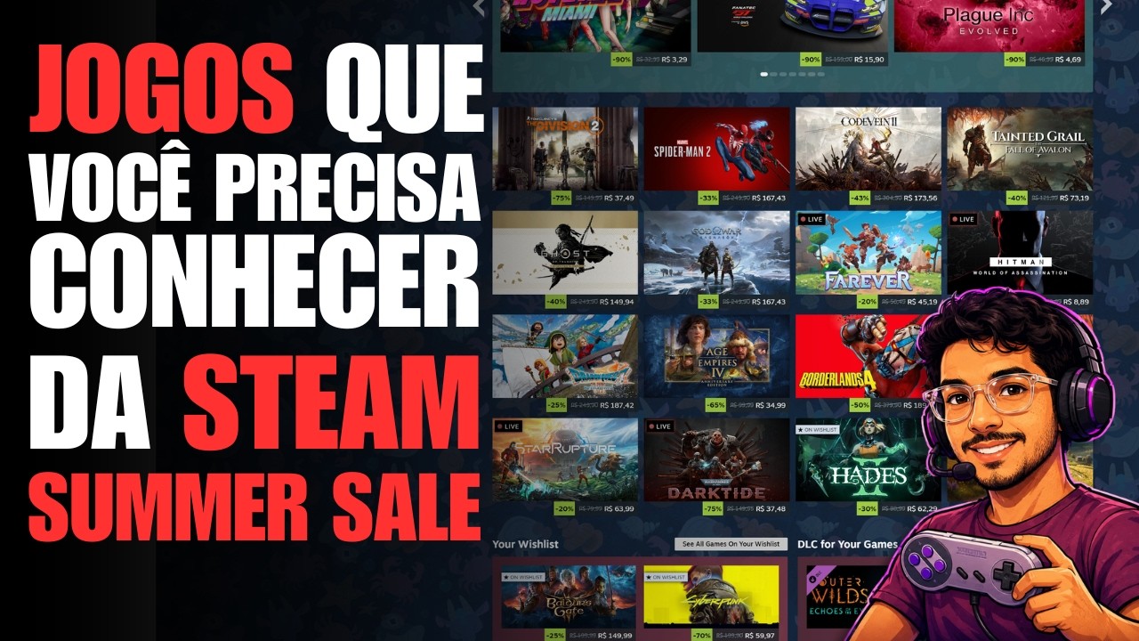 Steam Summer Sale 2026 | Minha lista pessoal de compras