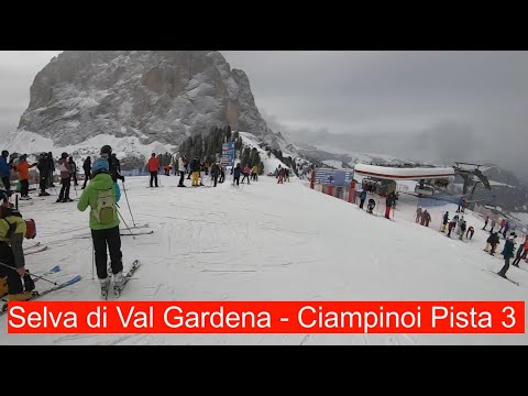 Val Gardena - Ciampinoi - pista n 3 fino a Selva di Val Gardena