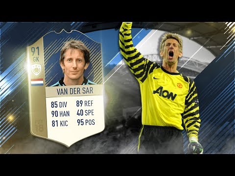 FIFA 18 Prime Icon van der Sar Review - 91 Icon Edwin van der Sar Player Review