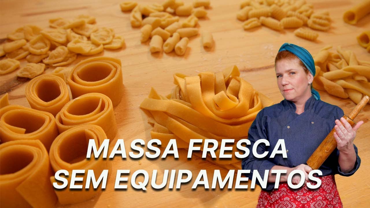 6 TIPOS DE MASSA FRESCA QUASE SEM NENHUM EQUIPAMENTO | PASTA AND ROLL