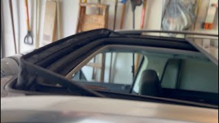2013 SRX Sunroof Drain Unclogged