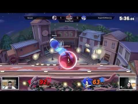 Button Mash - SuperGirlKels [L] (Sonic) vs Venom (Ridley) - Grand Finals
