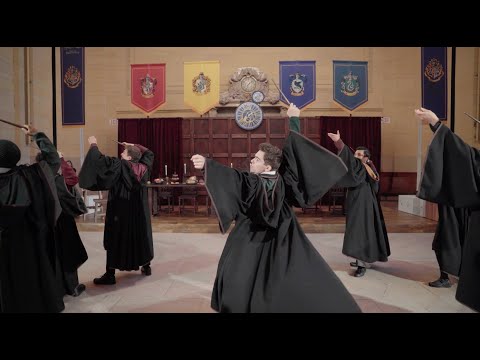 Harry Potter and the Cursed Child Wand Dance at Grand Central Station