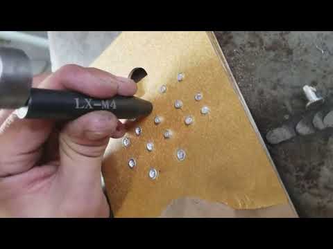 Punch Pin for Aluminum Flat Round Head Half Hollow Shank Rivet Aluminum Rivet Nut Semi-tubular rivet