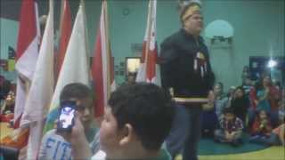 preview picture of video 'Elsipogtog Mini Pow Wow @ the School 2014'