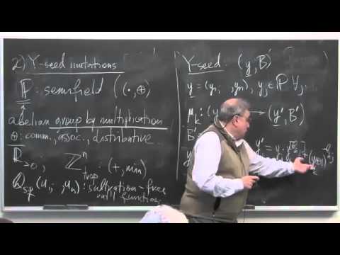Andrei Zelevinsky - "Cluster Algebras via Quivers with Potentials"