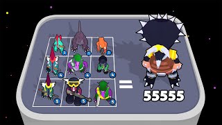 MONSTER MERGE BATTLE - Merge Dinosaur & Human Evolution, Battle Simulator 3D