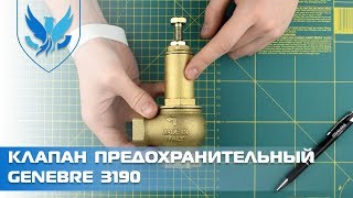 Клапан предохранительный пружинный муфтовый Genebre 3190
