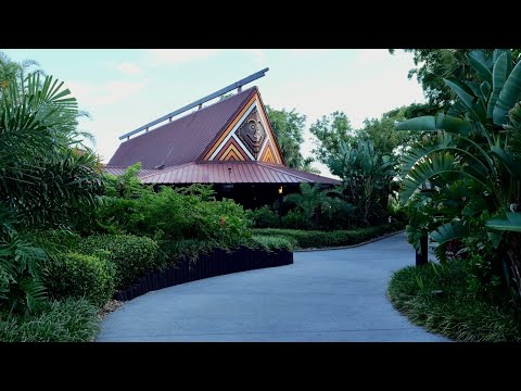 Disney's Polynesian Village Resort 2025 Summer Evening Walkthrough in 4K | Walt Disney World Florida