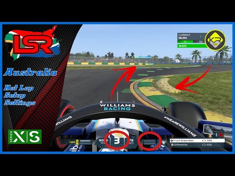 F1 2021 Australia - Hot Lap/Setup/Settings Xbox LSR
