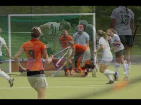 MHCLeusden oefenwedstrijd dames 1 tegen Maastricht