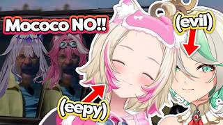 The way everyone tried to protect eepy Mococo from evil Cecilia is so PRECIOUS