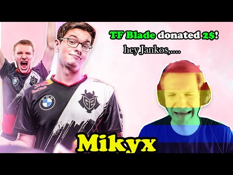 Jankos and gay story with Mikyx | Jankos answered the of TF Blade donate question |G2 Jankos stream