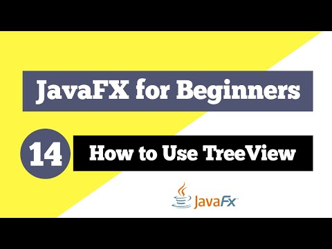 JavaFX Tutorial for Beginners 14 - How to use TreeView in JavaFX
