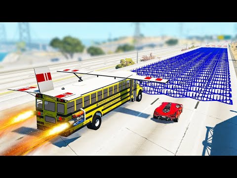 Beamng drive - 100 Spike Strips Consecutive Competition