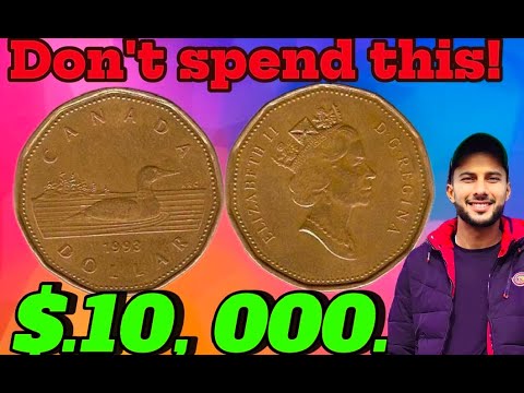 Most Valuable Canada one Dollar 1993 coin value, Canadian Dollar worth money!