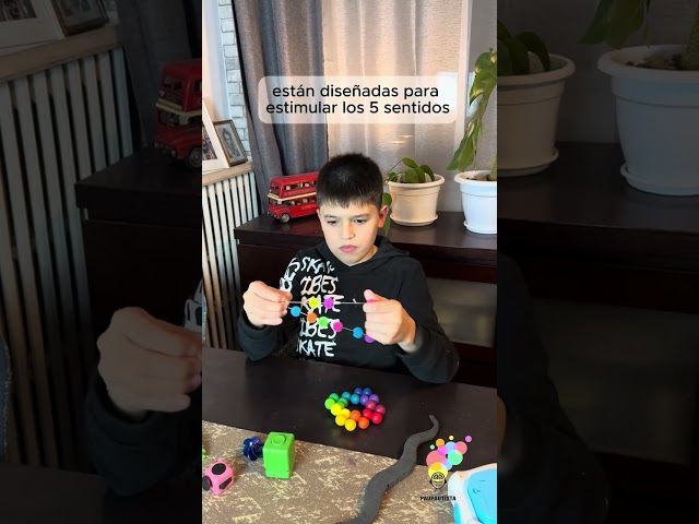 Vídeo relacionado con JOYIN 4 Tubos antiestrés, Juguetes sensoriales de descompresión Intelectual, Gotas Coloridas y Forma cómoda, recursos de Aprendizaje Emocional para niños para concentrarse y calmar 3+