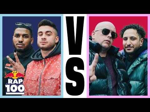 Celo & Abdi VS reezy & Jamule | Rap Duell #1 | Red Bull Rap Einhundert